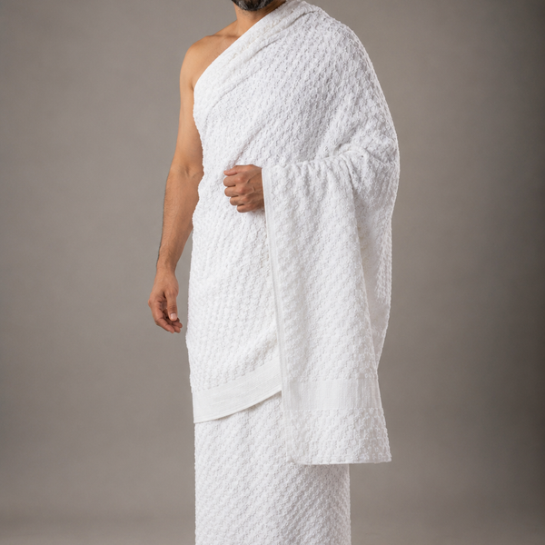 Premium White Cotton Ahraam for Hajj & Umrah