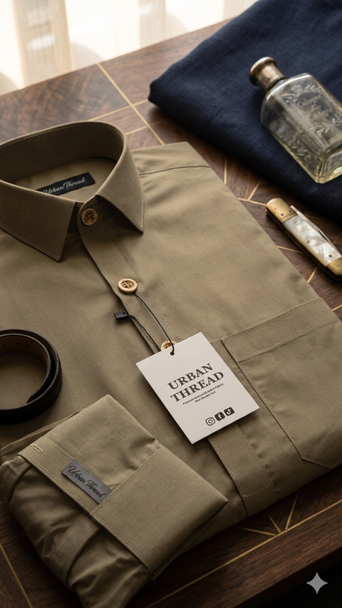 Premium Olive Green Shalwar Kameez for Men