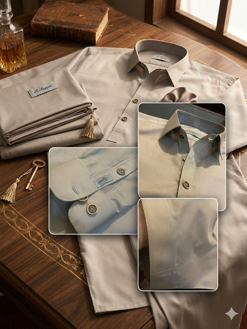 Beige Premium Shalwar Kameez