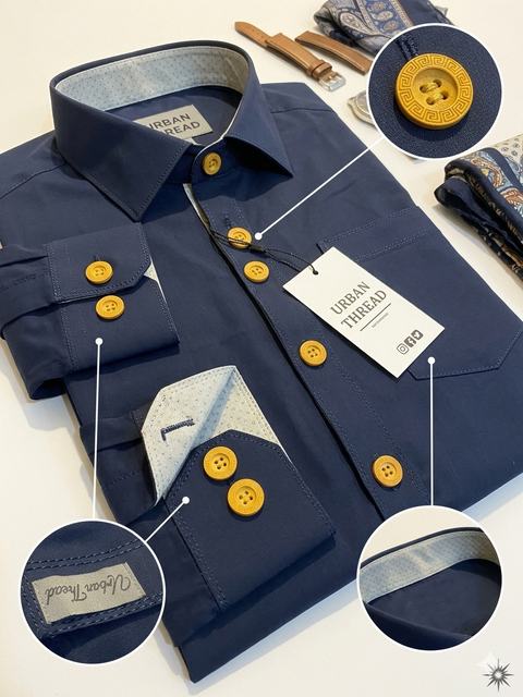 Navy Blue Men’s Shalwar Kameez