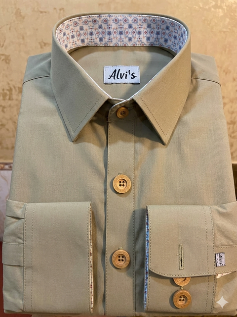 Men's Premium Kurta Pajama | Olive Green Occasion Wear