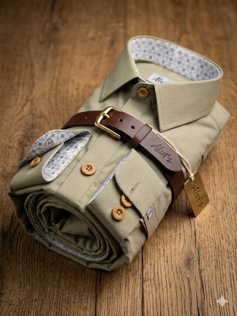 Men's Premium Kurta Pajama | Olive Green Occasion Wear