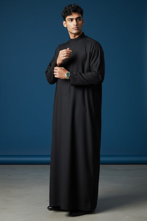 Classic Black Thobe & Jubba