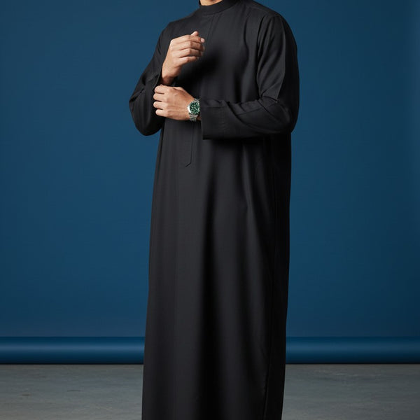 Classic Black Thobe & Jubba