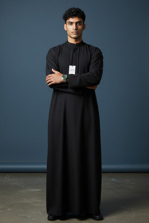 Classic Black Thobe & Jubba