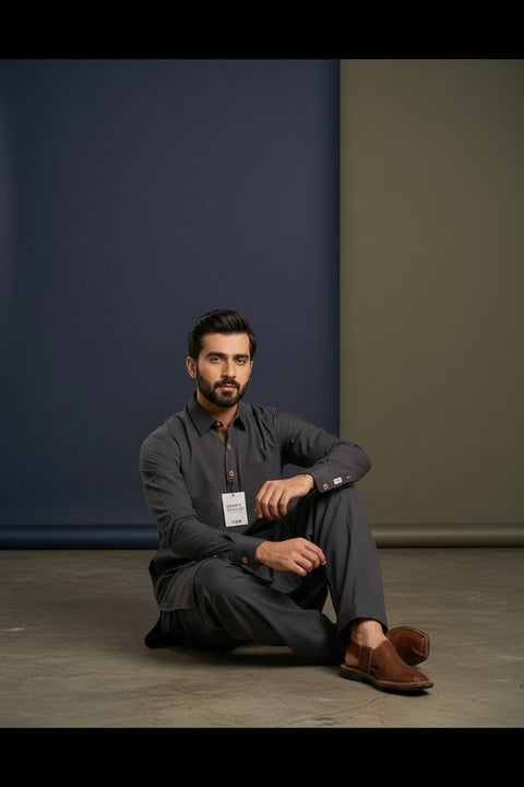 Men’s Black Shalwar Kameez